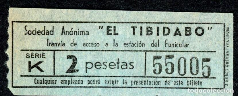 Colecionismos Bilhetes de Transporte: (F14/3) BILLETE DEL TIBIDABO DE BARCELONA / ALB2.28