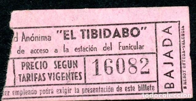 Colecionismos Bilhetes de Transporte: (F14/3) BILLETE DEL TIBIDABO DE BARCELONA / ALB2.28