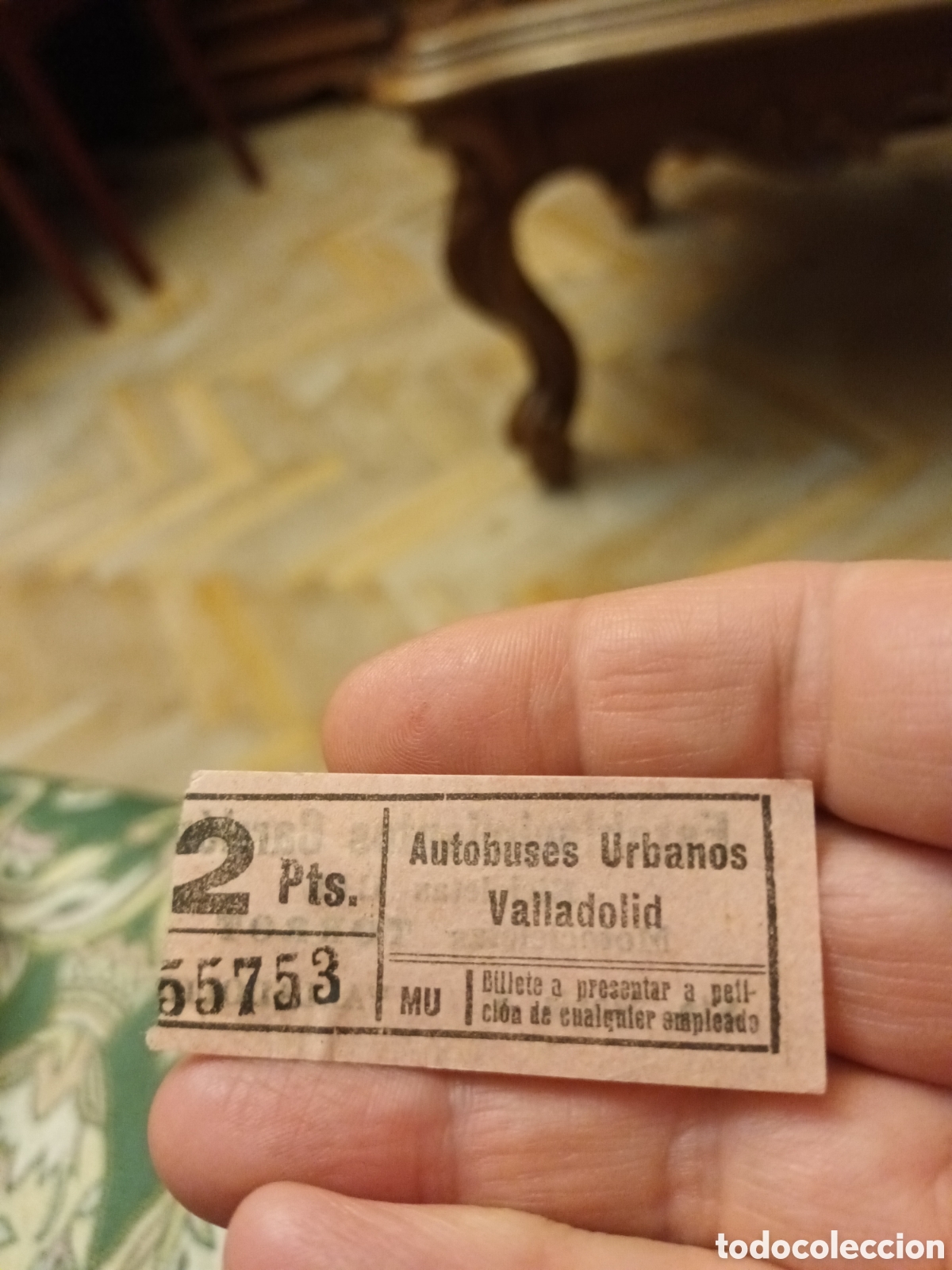 Collectionnisme Billets de transport: AUTOBUSES URBANOS DE VALLADOLID. EMPRESA CARRION. VER FOTOS