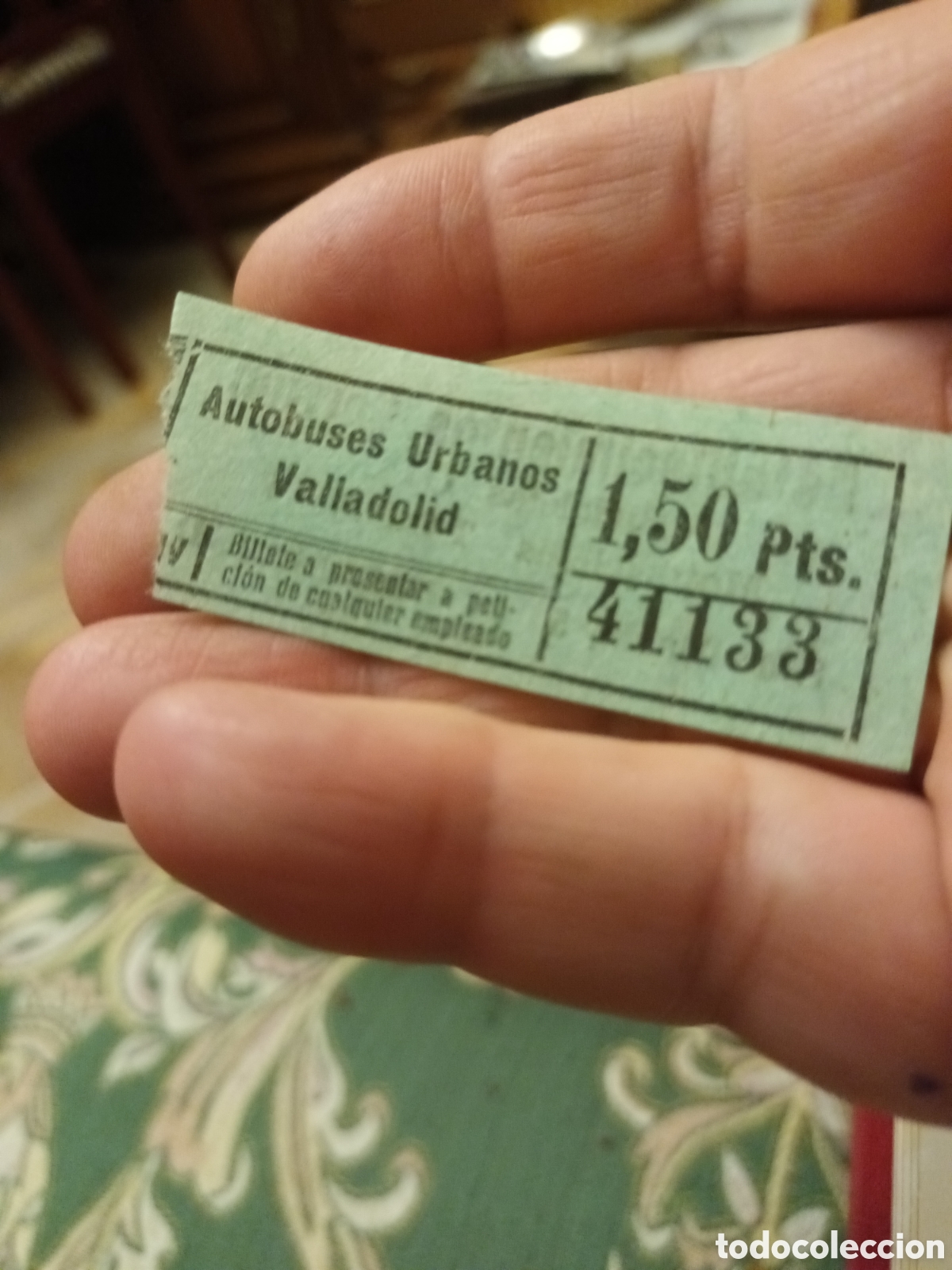 Collectionnisme Billets de transport: AUTOBUSES URBANOS DE VALLADOLID. EMPRESA CARRION. A&Ntilde;OS 70. VER FOTOS