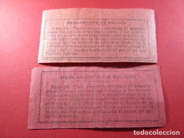 Coleccionismo Billetes de transporte: Ref: LTDB_01 - LOS TRANVIAS DE BARCELONA - IMPRESOR J. ORTEGA - 2 TRASE.DIFERE - CAPICUA 71917 89189