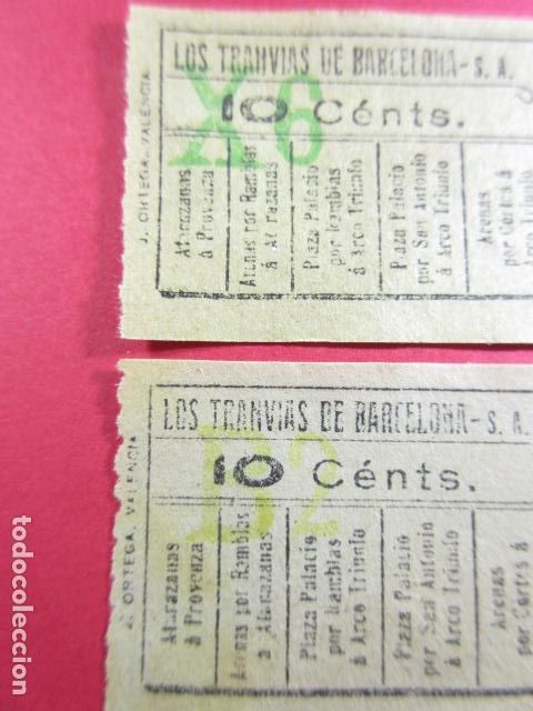 Colecionismos Bilhetes de Transporte: Ref: LTDB_01 - LOS TRANVIAS DE BARCELONA - IMPRESOR J. ORTEGA - 2 TONOS SERIE- CAPICUA 50505 17171