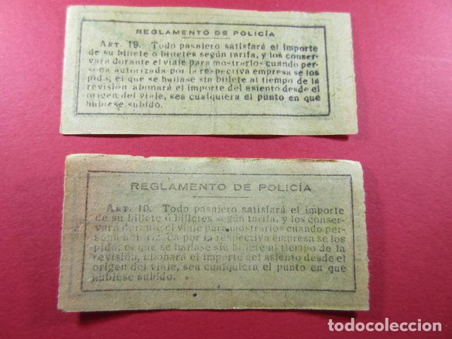 Colecionismos Bilhetes de Transporte: Ref: LTDB_01 - LOS TRANVIAS DE BARCELONA - IMPRESOR J. ORTEGA - 2 TRASE.DIFEREN- CAPICUA 10401 81918
