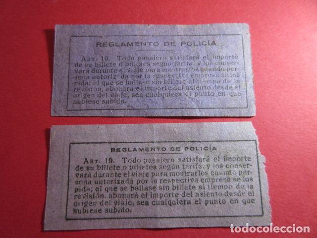 Collectionnisme Billets de transport: Ref: LTDB_01 - LOS TRANVIAS DE BARCELONA - IMPRESOR J. ORTEGA - 2 TRASE.DIFEREN-CAPICUA 24942 81818