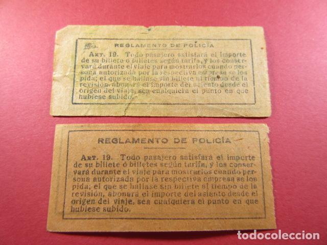 Sammeln von Fahrkarten: Ref: LTDB_01 - LOS TRANVIAS DE BARCELONA - IMPRESOR J. ORTEGA -2TRASE.DIFEREN-capicua 77477 31913
