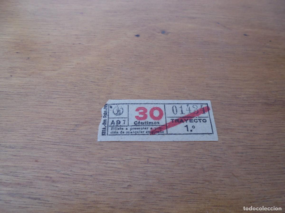 Sammeln von Fahrkarten: BILLETE DE AUTOB&Uacute;S BARCELONA. FECHA: HACIA 1948
