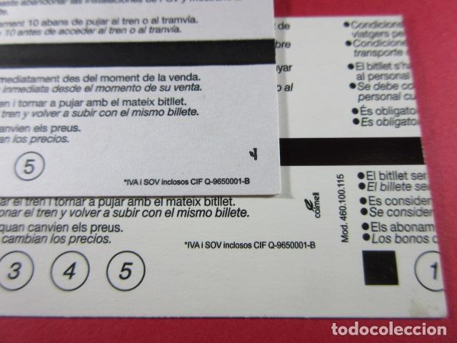 Sammeln von Fahrkarten: TARJETA MAGNETICA METRO VALENCIA LINEA 0 DOS TRASERAS DIFERENTES