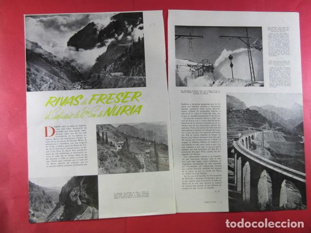 Collectionnisme Billets de transport: ARTICULO 1953 - RIBES RIVAS DE FRESSER NURIA CREMALLERA CARALPS RIBAS CARALPS - 3 PAG.