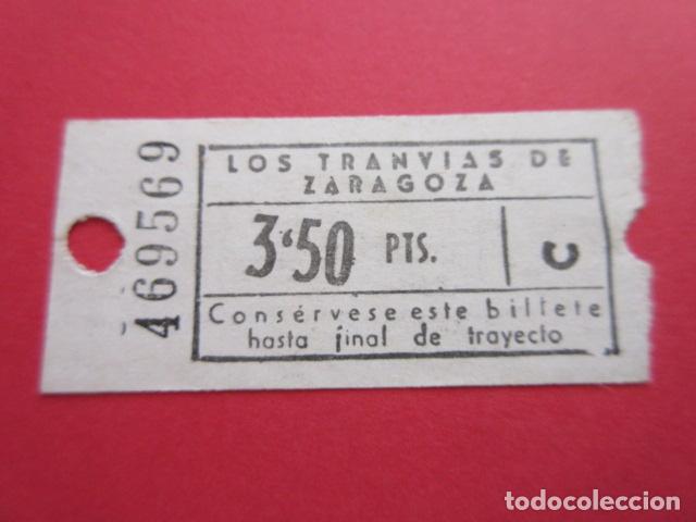 Collectables Transport Tickets: Ref: ZAR_01 - LOS TRANVIAS DE ZARAGOZA - VER TRAYECTOS 6 CIFRAS BLANCO
