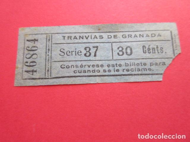 Collectionnisme Billets de transport: Ref: GRA_01 - TRANVIAS DE GRANADA - VER TRAYECTOS/PRECIO - CAPICUA 46864 PUBLICIDAD DIPOR