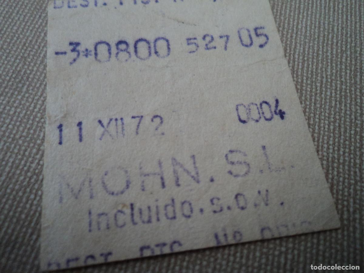 Sammeln von Fahrkarten: BILLETE DE transporte MOHN S.L.