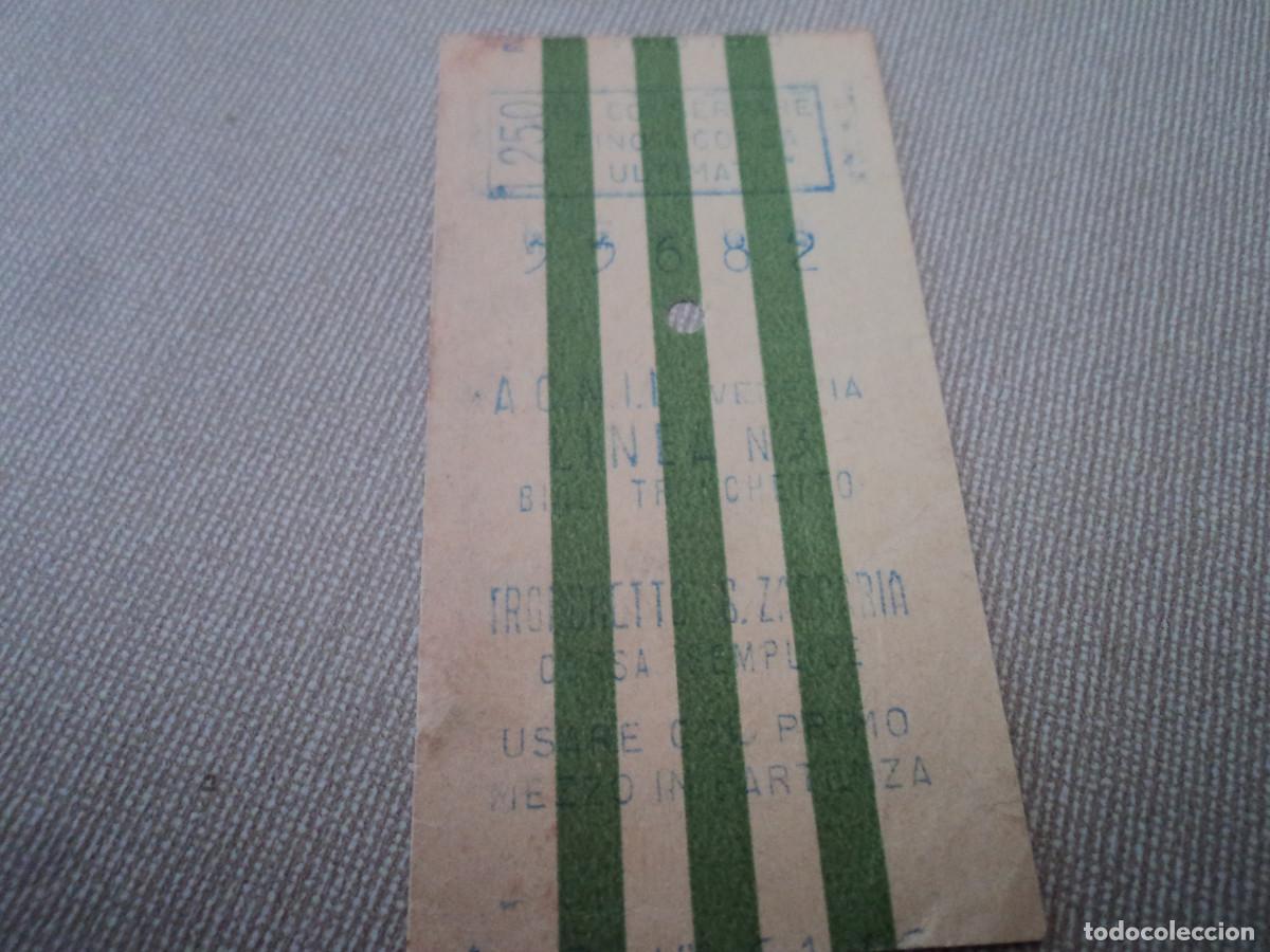 Sammeln von Fahrkarten: ANTIGUO BILLETE TRANSPORTE DE VENEZIA