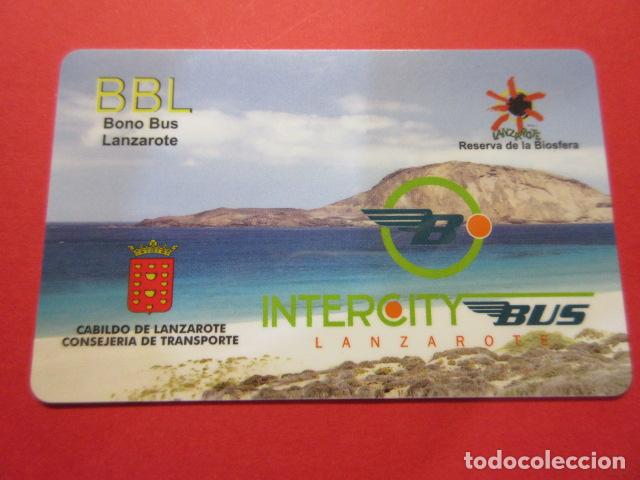 Coleccionismo Billetes de transporte: REF: TARPLAS_01 - COLECCION TARJETA ESPA&Ntilde;A - CANARIAS - PLASTICO LANZAROTE