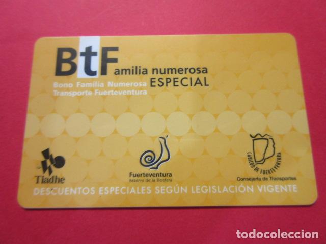 Coleccionismo Billetes de transporte: REF: TARPLAS_01 - COLECCION TARJETA ESPA&Ntilde;A - CANARIAS - PLASTICO FUERTEVENTURA SIN USAR