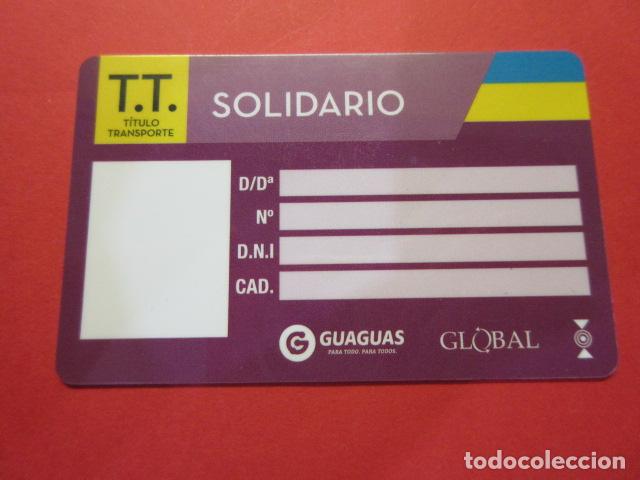 Coleccionismo Billetes de transporte: REF: TARPLAS_01 - COLECCION TARJETA ESPA&Ntilde;A - CANARIAS - PLASTICO GRAN CANARIA GUAGUA GLOBAL