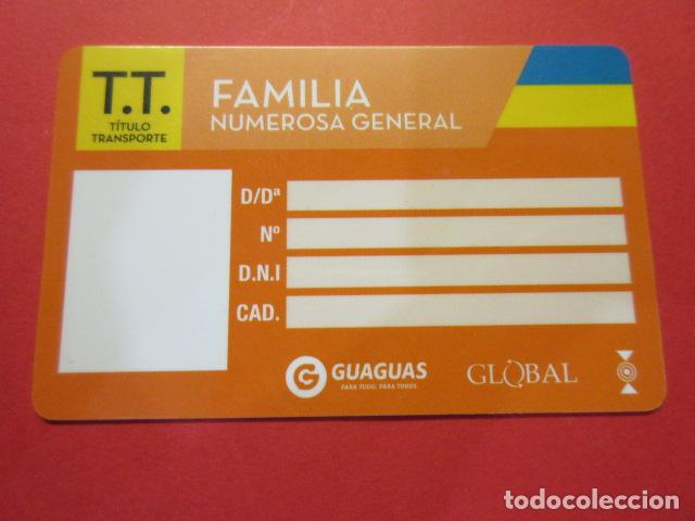 Coleccionismo Billetes de transporte: REF: TARPLAS_01 - COLECCION TARJETA ESPA&Ntilde;A - CANARIAS - PLASTICO GRAN CANARIA GUAGUA GLOBAL