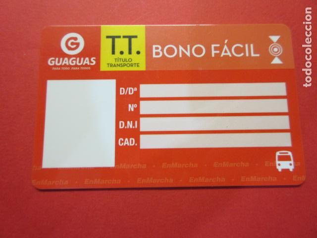 Coleccionismo Billetes de transporte: REF: TARPLAS_01 - COLECCION TARJETA ESPA&Ntilde;A - CANARIAS - PLASTICO GRAN CANARIA GUAGUA GLOBAL