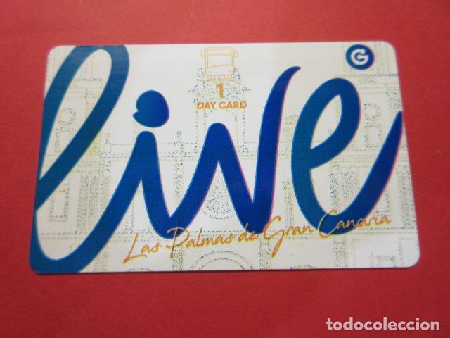 Coleccionismo Billetes de transporte: REF: TARPLAS_01 - COLECCION TARJETA ESPA&Ntilde;A - CANARIAS - CARTON GRAN CANARIA GUAGUA