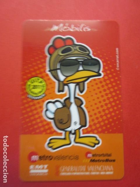 Coleccionismo Billetes de transporte: REF: TARPLAS_01 - COLECCION TARJETA ESPA&Ntilde;A VALENCIA PLASTICO MOBILIS SOCARRAT UITP 2011