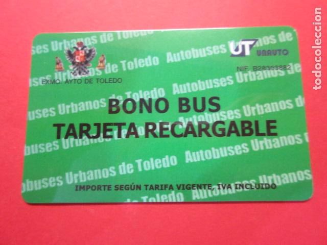 Coleccionismo Billetes de transporte: REF: TARPLAS_01 - COLECCION TARJETA ESPA&Ntilde;A - UNAUTO TOLEDO - PLASTICO