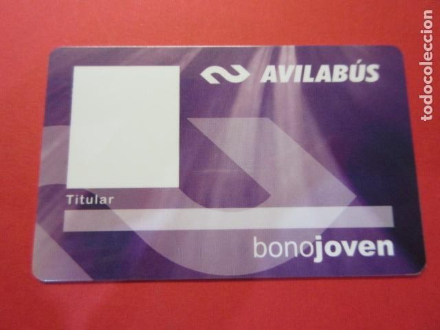 Coleccionismo Billetes de transporte: REF: TARPLAS_01 - COLECCION TARJETA ESPA&Ntilde;A - AVILA AVILABUS - PLASTICO