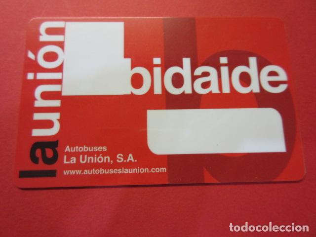 Coleccionismo Billetes de transporte: REF: TARPLAS_01 - COLECCION TARJETA ESPA&Ntilde;A - PAIS VASCO BIZKAIA BILBAO LA UNION - PLASTICO