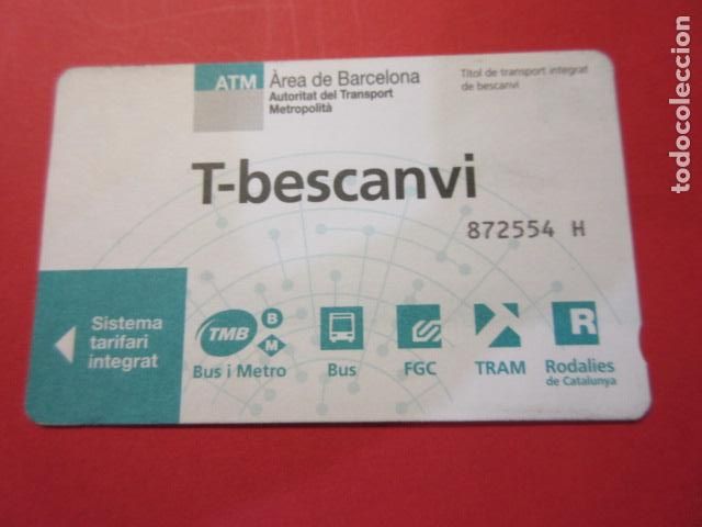 Colecionismos Bilhetes de Transporte: ref: TARMAGATM - TARJETA BESCANVI SERIE H b MINUSCULA - COLECCI&Oacute;N MAGNETICA BARCELONA LEER INTERIOR
