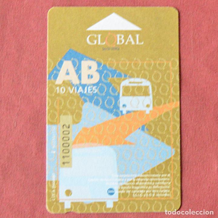 Colecionismos Bilhetes de Transporte: GLOBAL - AB - TARJETA DE BUS DE LAS CANARIAS - SIN USO