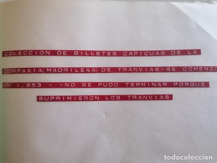 Colecionismos Bilhetes de Transporte: COLECCION 598 BILLETES CAPICUAS DE COMPA&Ntilde;IA DE TRANVIAS, DESDE 1925 EN ADELANTE
