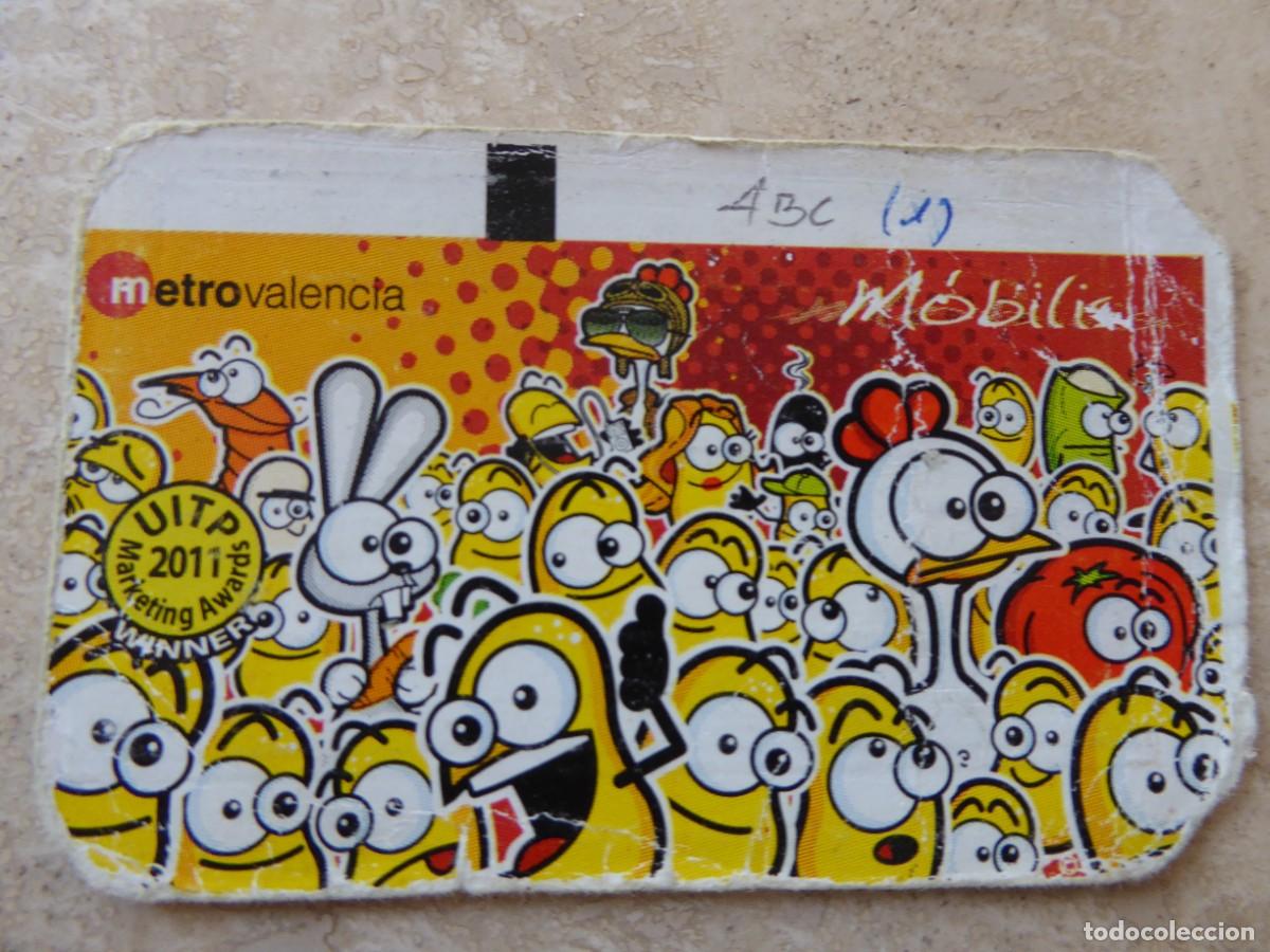 Colecionismos Bilhetes de Transporte: Tarjeta Metrovalencia