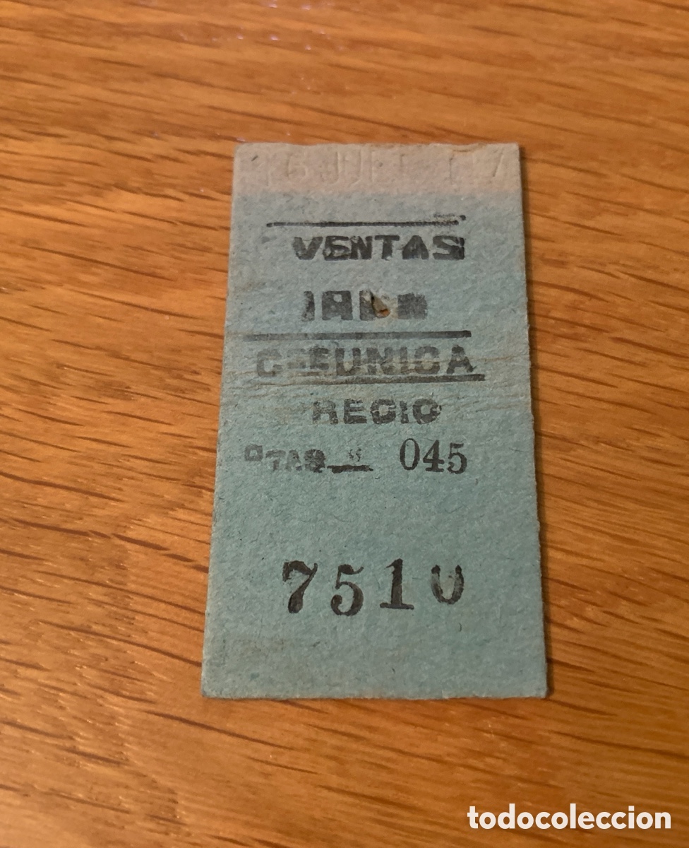 Sammeln von Fahrkarten: Billete ferrocarril // Ventas - Ir&uacute;n