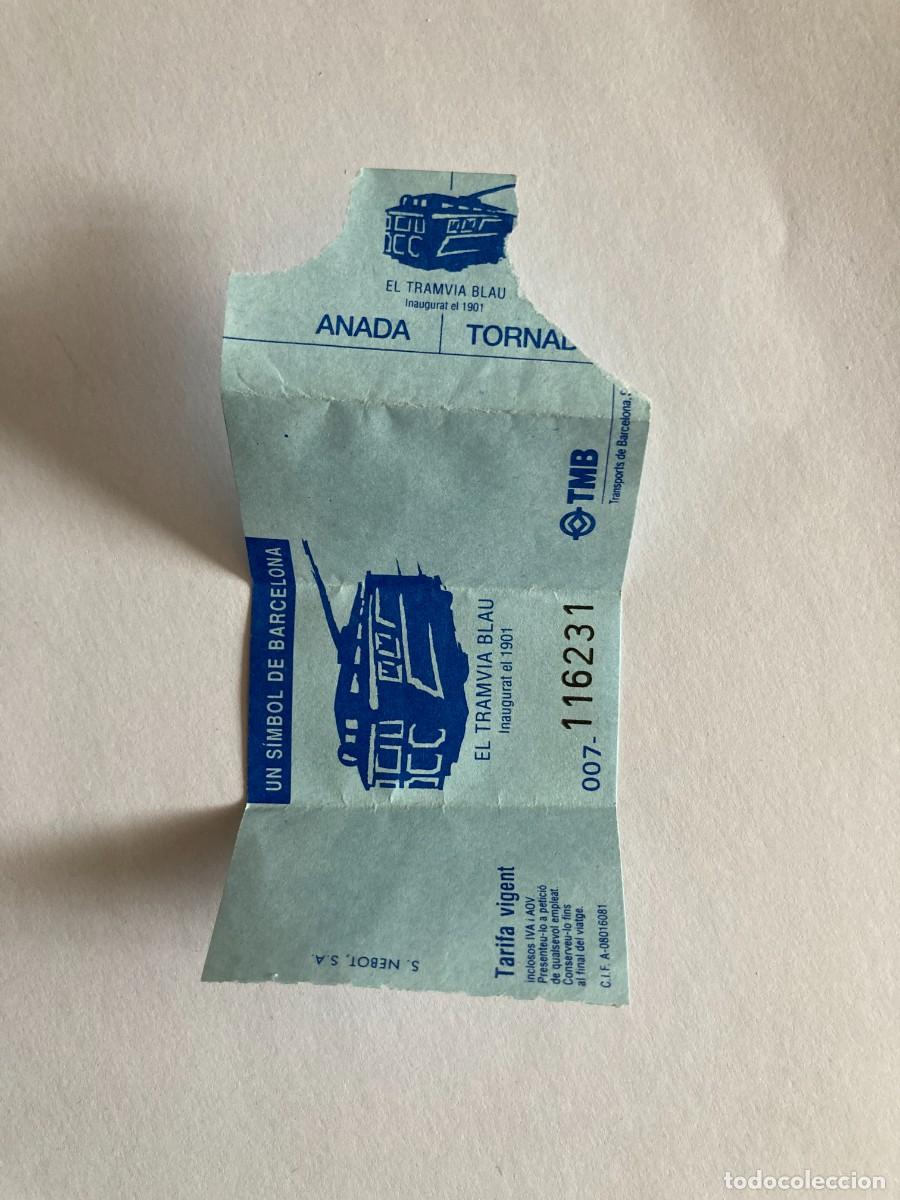 Colecionismos Bilhetes de Transporte: Billete Tranvia de Barcelona