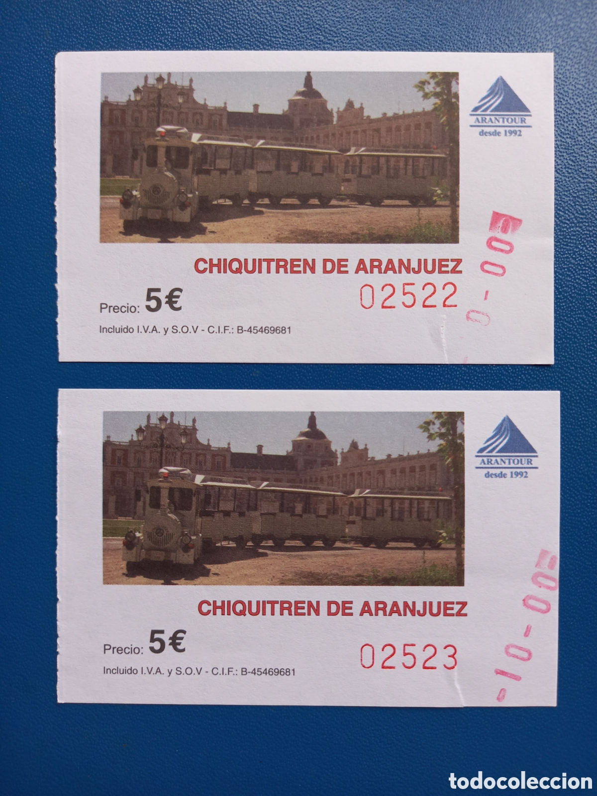 Colecionismos Bilhetes de Transporte: ENTRADA CHIQUITREN DE ARANJUEZ. A&Ntilde;O 2000