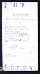 Colecionismos Bilhetes de Transporte: BILLETE EDMONDSON DE RENFE /1979