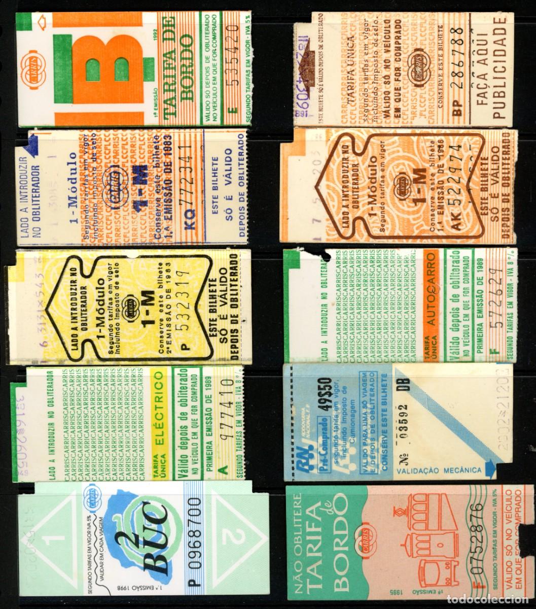 Colecionismos Bilhetes de Transporte: 10 BILLETES DE PORTUGAL / 11GL29