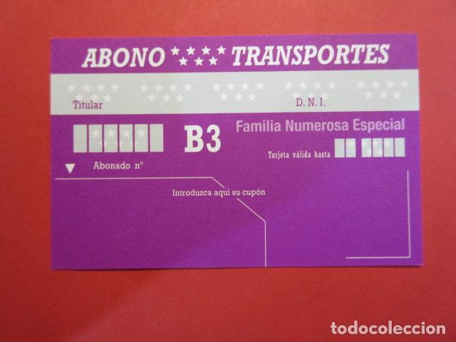 Collectables Transport Tickets: Ref: TAR_ABOMAD_01 - TARJETA ABONO MADRID METRO EMT - VER FOTO PARA IDENTIFICAR MODALIDAD