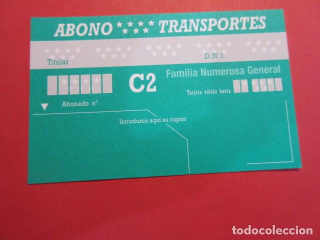 Collectables Transport Tickets: Ref: TAR_ABOMAD_01 - TARJETA ABONO MADRID METRO EMT - VER FOTO PARA IDENTIFICAR MODALIDAD