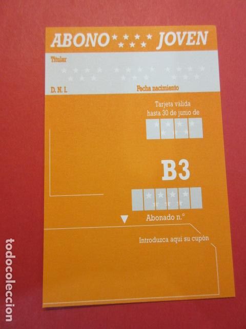 Collectables Transport Tickets: Ref: TAR_ABOMAD_01 - TARJETA ABONO MADRID METRO EMT - VER FOTO PARA IDENTIFICAR MODALIDAD