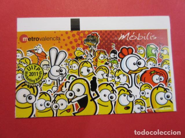 Colecionismos Bilhetes de Transporte: TARJETA MAGNETICA MOBILIS VALENCIA UITP 2011 METRO FGV FERROCARRIL GENERALITAT SOCARRAT
