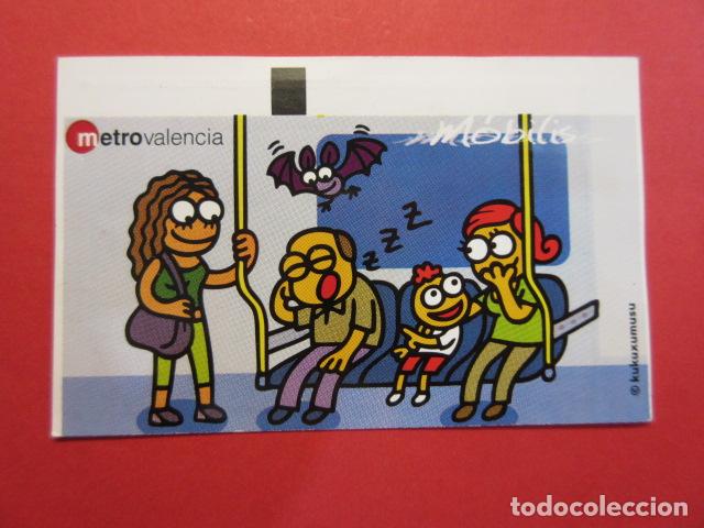 Collectables Transport Tickets: TARJETA MAGNETICA MOBILIS VALENCIA METRO FGV FERROCARRIL GENERALITAT KUKUXUMUSU