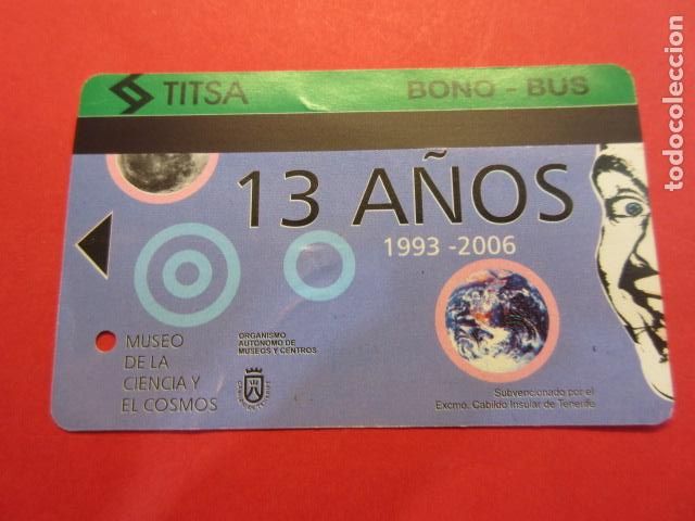 Coleccionismo Billetes de transporte: Ref: TAR_CANARIAS_01 - TARJETA MAGNETICA CANARIAS TITSA TENERIFE - VER FOTO IDENTIFICAR MODALIDAD