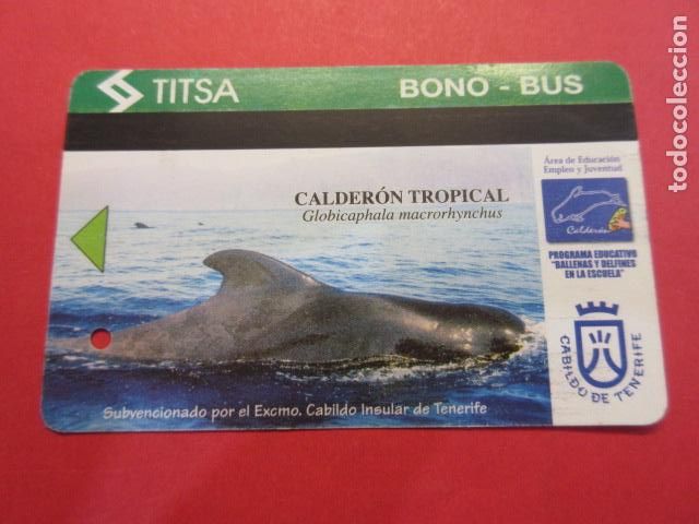 Collectables Transport Tickets: Ref: TAR_CANARIAS_01 - TARJETA MAGNETICA CANARIAS TITSA TENERIFE - VER FOTO IDENTIFICAR MODALIDAD
