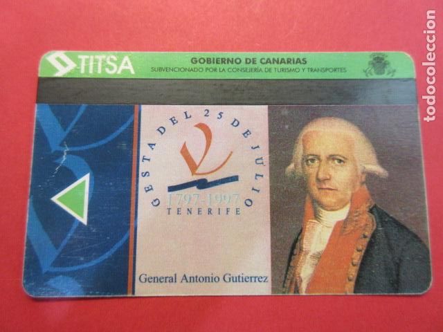 Coleccionismo Billetes de transporte: Ref: TAR_CANARIAS_01 - TARJETA MAGNETICA CANARIAS TITSA TENERIFE - VER FOTO IDENTIFICAR MODALIDAD