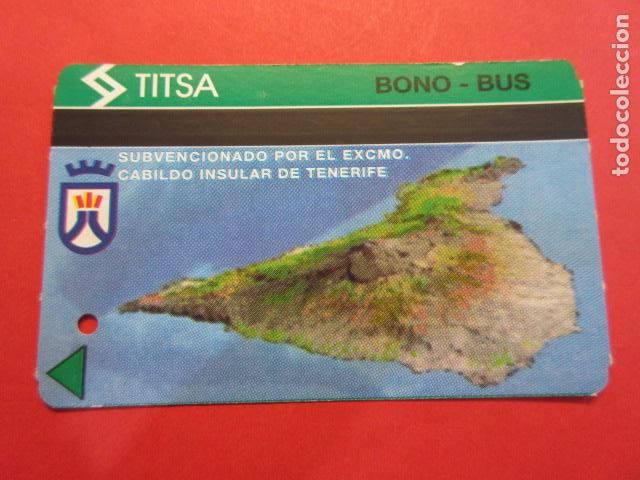 Collectables Transport Tickets: Ref: TAR_CANARIAS_01 - TARJETA MAGNETICA CANARIAS TITSA TENERIFE - VER FOTO IDENTIFICAR MODALIDAD
