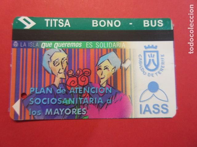 Coleccionismo Billetes de transporte: Ref: TAR_CANARIAS_01 - TARJETA MAGNETICA CANARIAS TITSA TENERIFE - VER FOTO IDENTIFICAR MODALIDAD