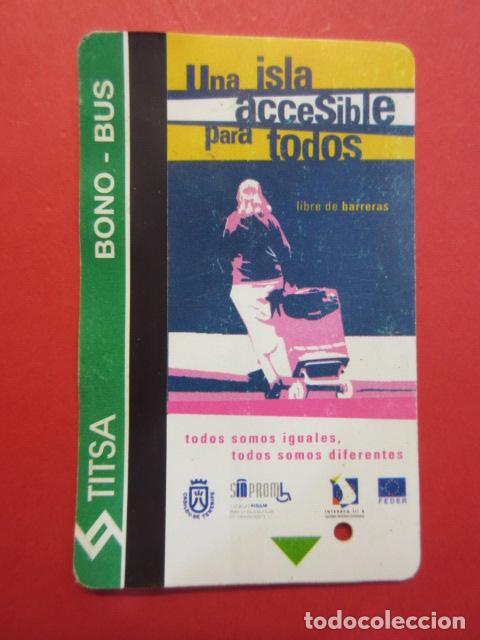 Collectables Transport Tickets: Ref: TAR_CANARIAS_01 - TARJETA MAGNETICA CANARIAS TITSA TENERIFE - VER FOTO IDENTIFICAR MODALIDAD