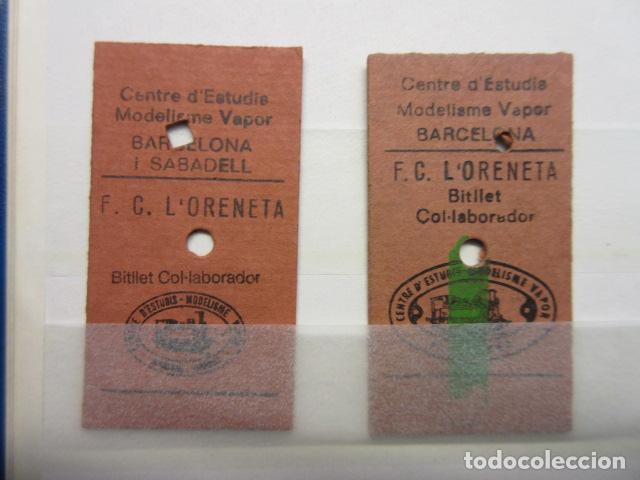 Coleccionismo billetes de transporte: 2 BILLETE FUNICULAR DE LA ORENETA - Foto 1