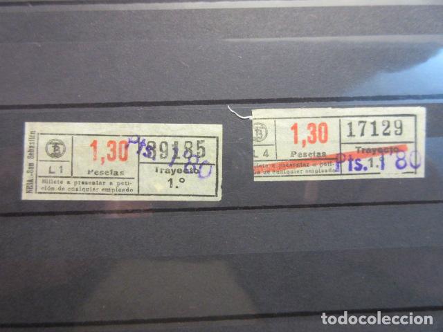 Collectionnisme Billets de transport: Ref: COL_BILLE_BCN_01 - COLECCION BILLETAJE BARCELONA TODOS DIFERENTES - 2 BILLETES 1.30 PESETAS