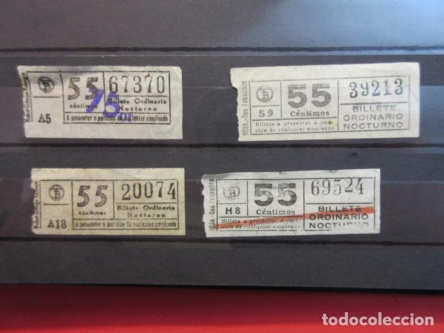 Collectables Transport Tickets: Ref: COL_BILLE_BCN_01 - COLECCION BILLETAJE BARCELONA TODOS DIFERENTES - 4 BILLETES 55 CENTIMOS
