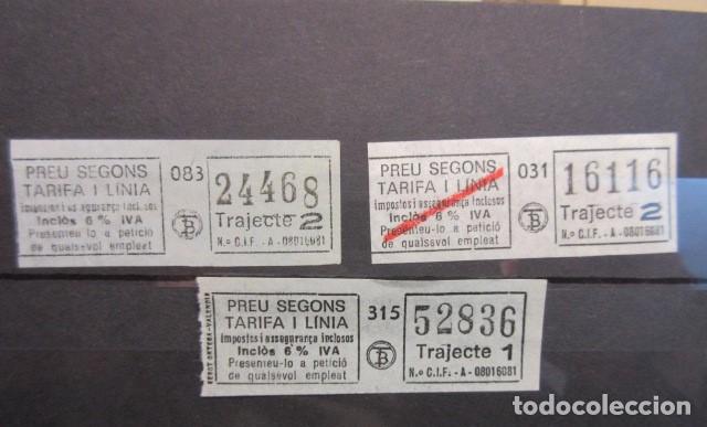 Collectables Transport Tickets: Ref: COL_BILLE_BCN_01 - COLECCION BILLETAJE BARCELONA TODOS DIFERENTES - 3 BILLETES TRAJECTE